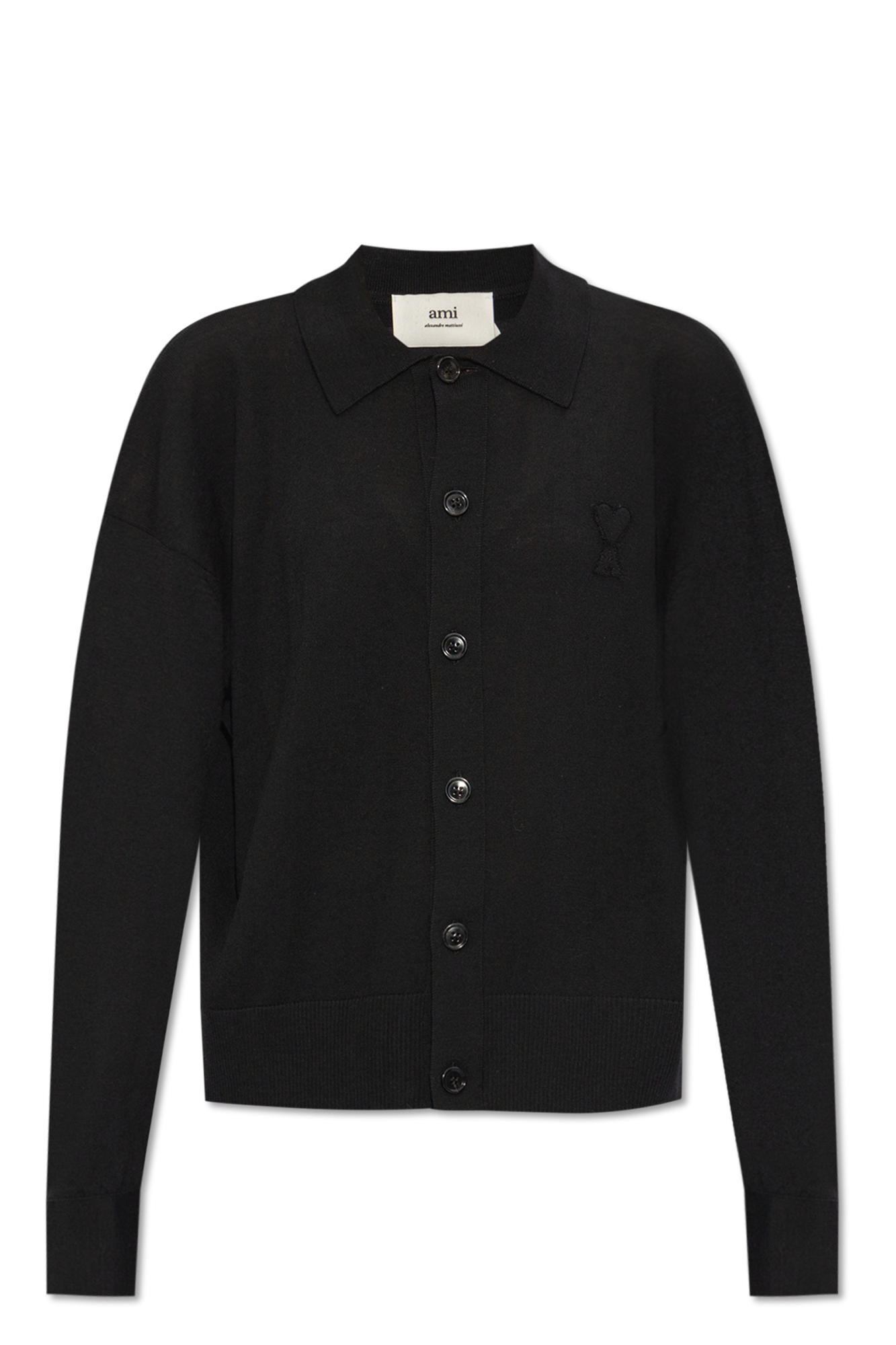 SchaferandweinerShops Germany - Black Wool cardigan Ami